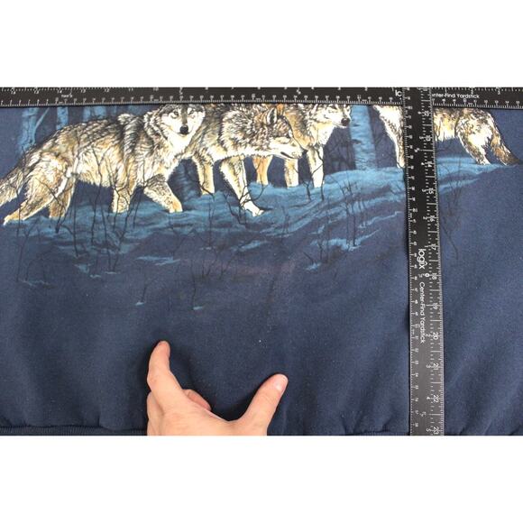 Vintage Wolf Pack Wilderness Sweatshirt Large - Picture 7 of 7